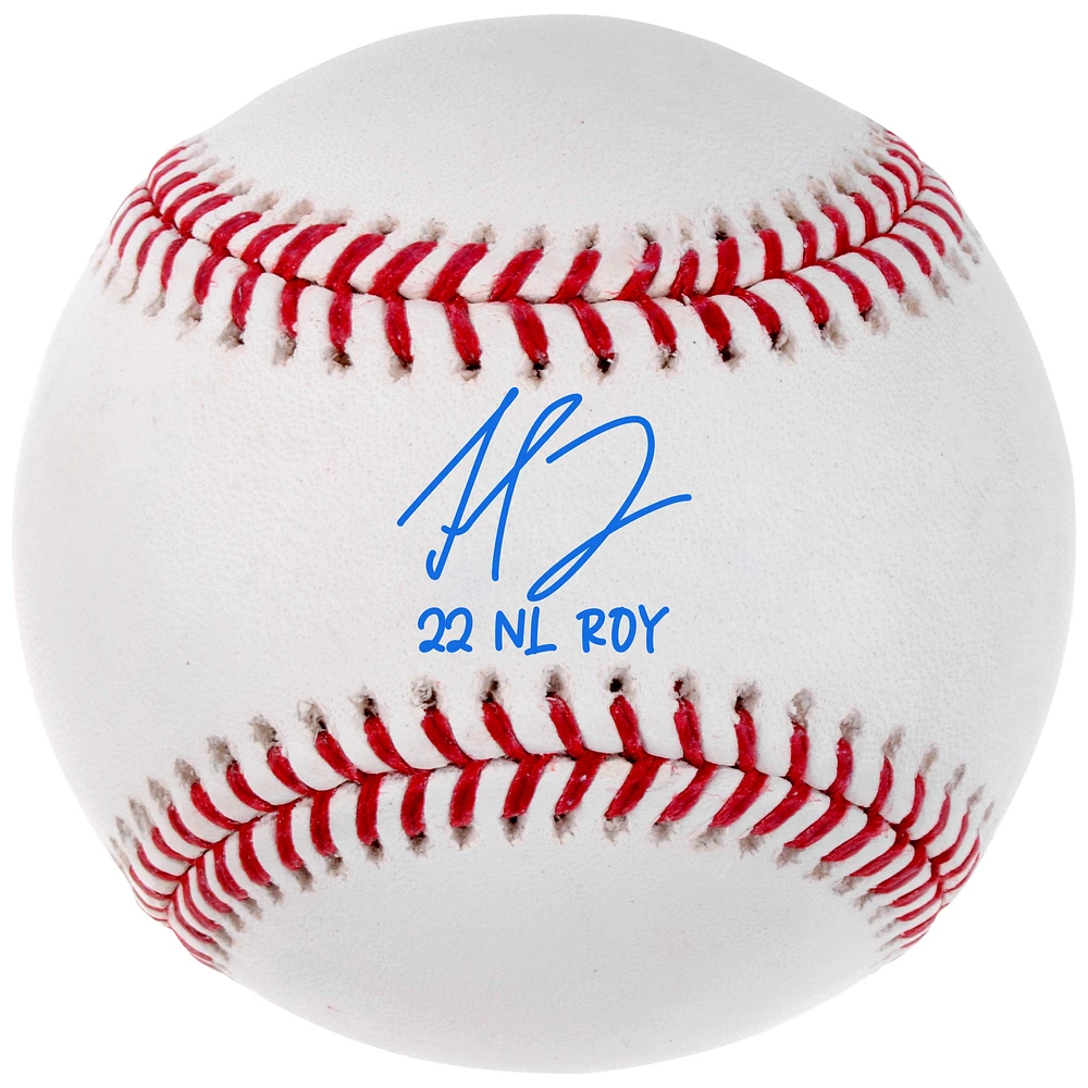 Fanatics Authentic Michael Harris II Atlanta Braves 2022 National League Rookie of the Year Autographed Baseball with "22 NL ROY" Inscription