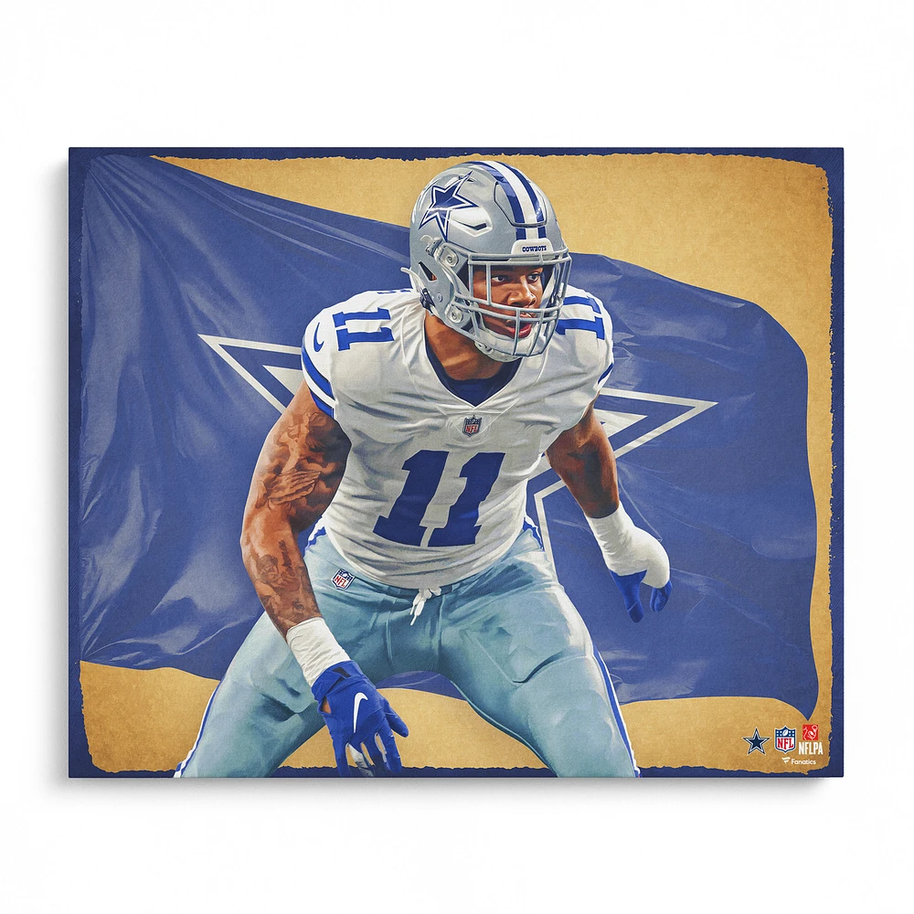 Micah Parsons Dallas Cowboys 16" x 20" Photo Print - Designed by Artist Brian Konnick