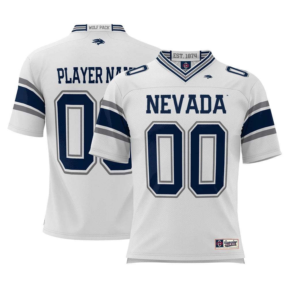 Youth GameDay Greats White Nevada Wolf Pack NIL Pick-A-Player Football Jersey