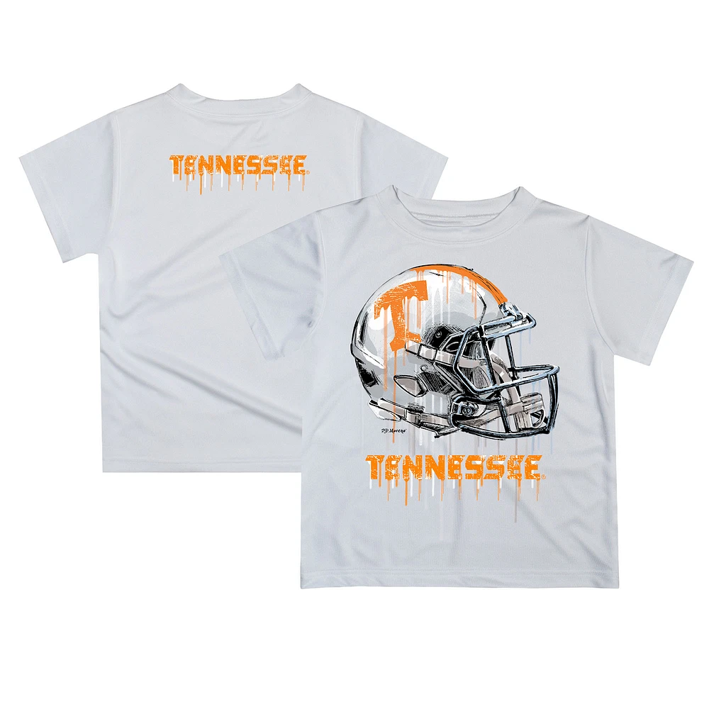 Infant White Tennessee Volunteers Dripping Helmet T-Shirt
