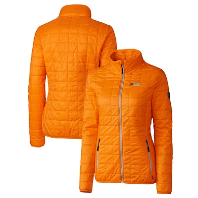 Women's Cutter & Buck Florida A&M Rattlers Rainier Eco Insulated Puffer Full-Zip Jacket