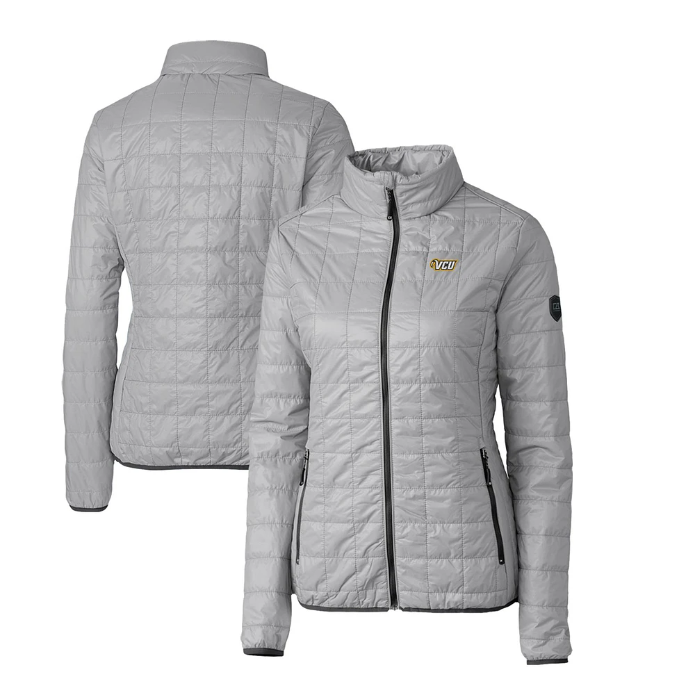 Women's Cutter & Buck VCU Rams Rainier Eco Insulated Puffer Full-Zip Jacket