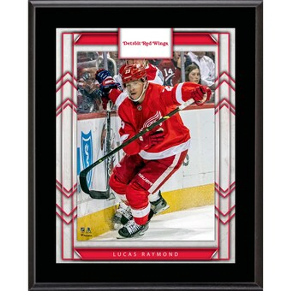 Lucas Raymond Detroit Red Wings 10.5" x 13" Sublimated Player Plaque
