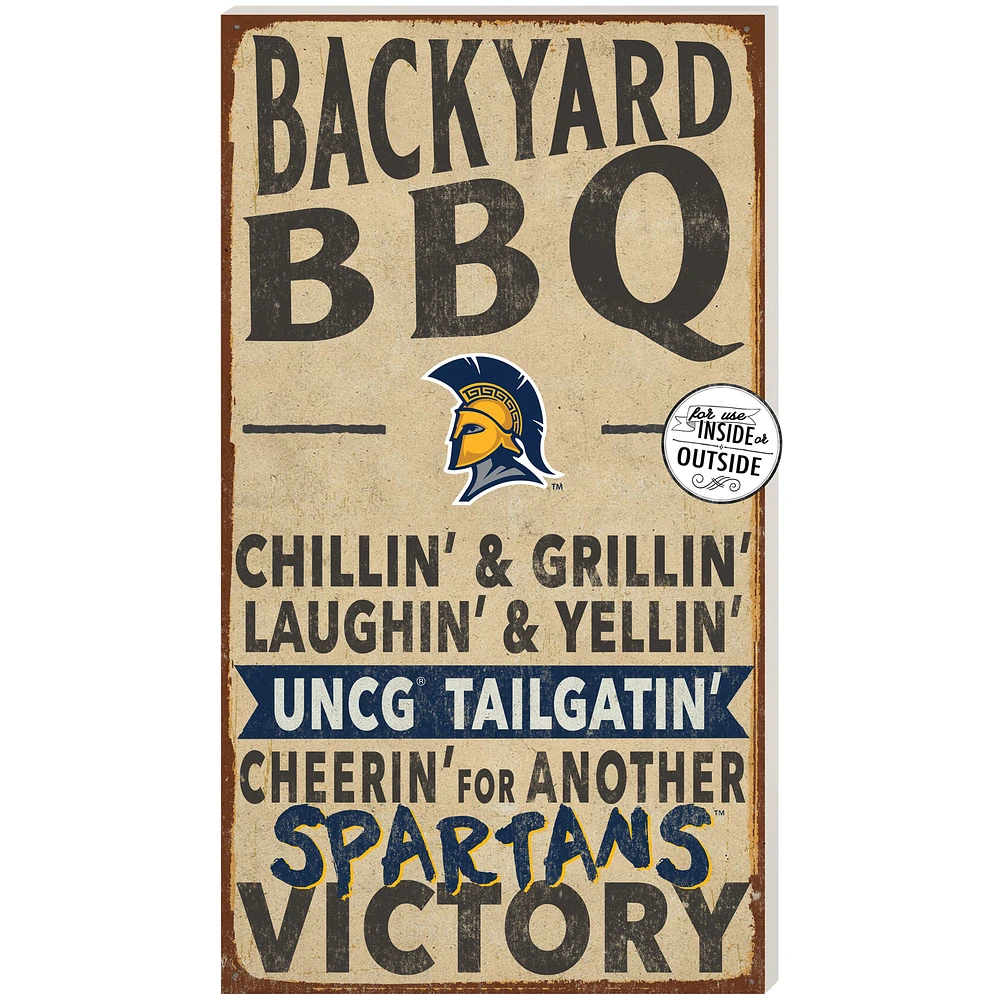 UNCG Spartans 11'' x 20'' Indoor/Outdoor BBQ Sign