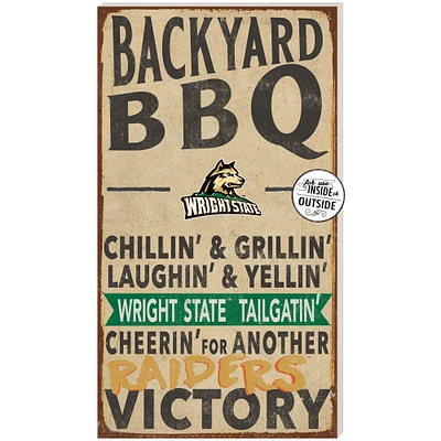 Wright State Raiders 11'' x 20'' Indoor/Outdoor BBQ Sign