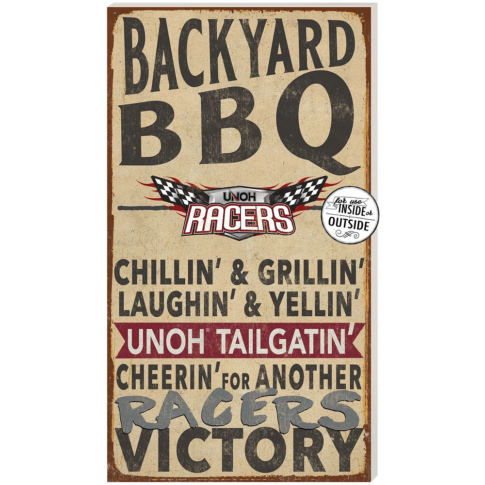 Northwestern Ohio Racers 11'' x 20'' Indoor/Outdoor BBQ Sign
