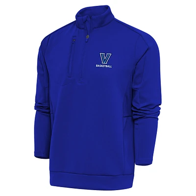 Men's Antigua Royal Villanova Wildcats Basketball Generation Quarter-Zip Pullover Top