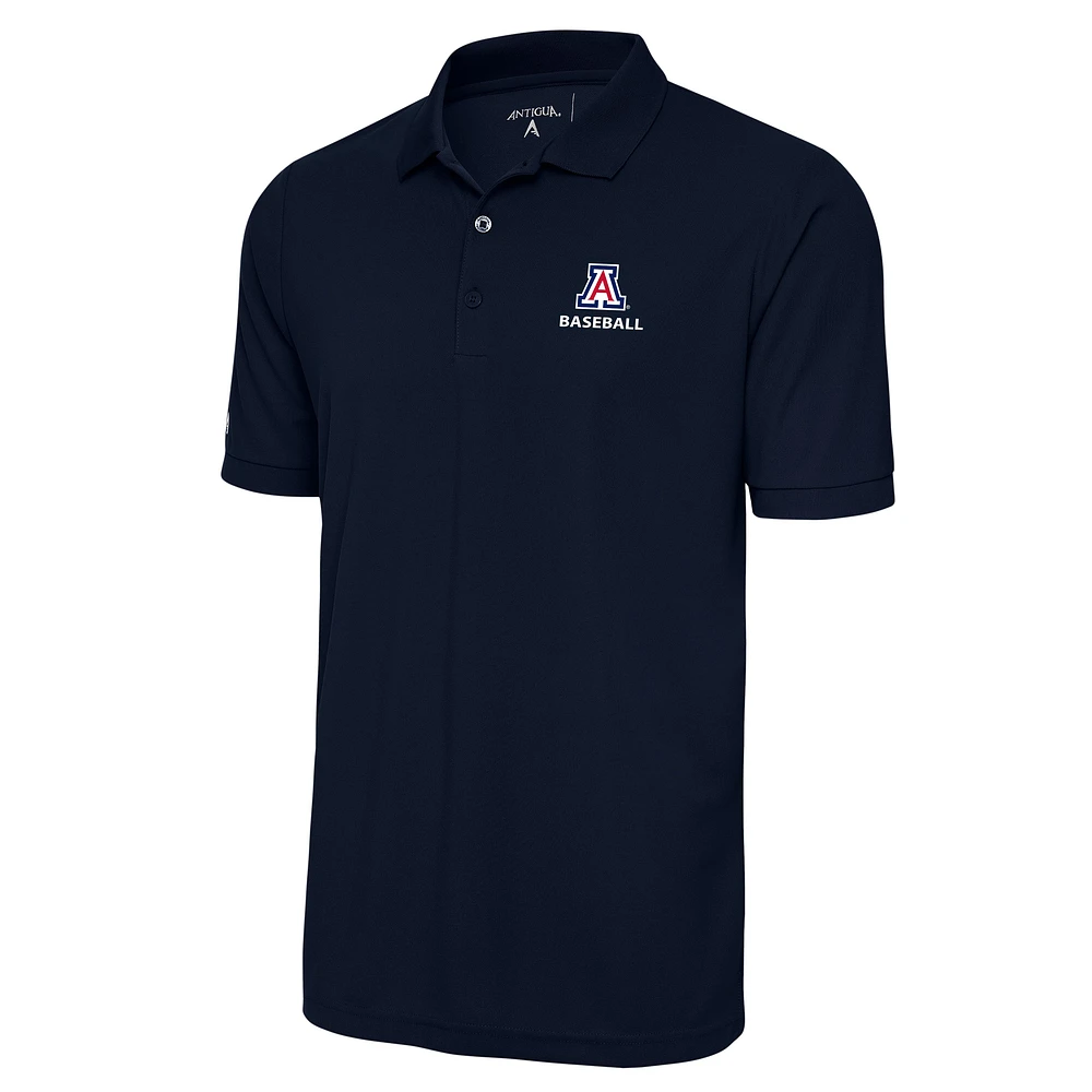 Men's Antigua Navy Arizona Wildcats Baseball Legacy Pique Polo