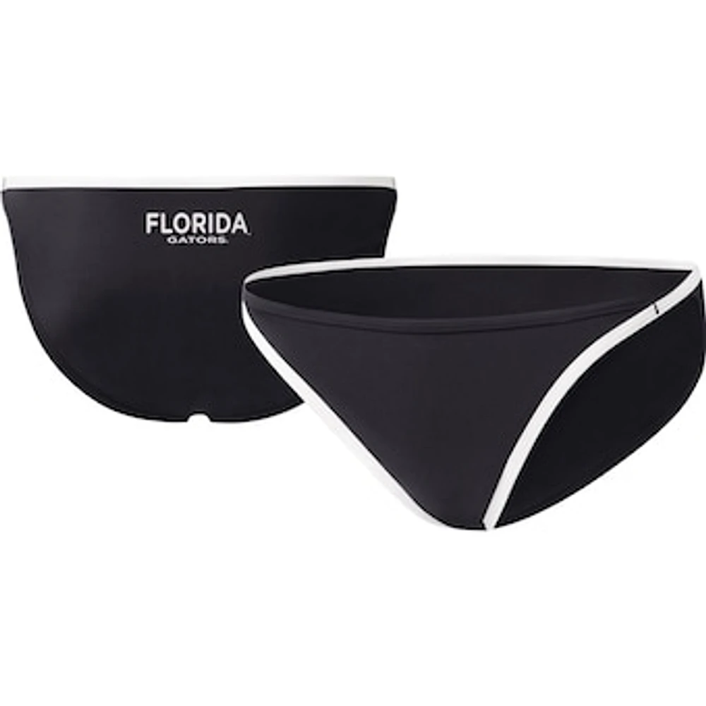Women's G-III 4Her by Carl Banks Black Florida Gators Play Action Bikini Bottoms