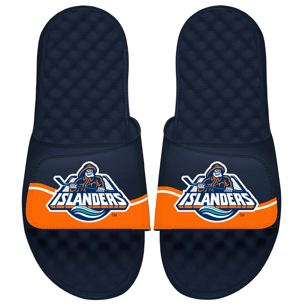 Men's ISlide Navy New York Islanders Special Edition 2.0 Slide Sandals