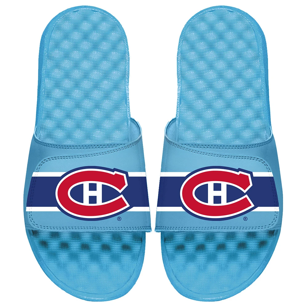 Men's ISlide Light Blue Montreal Canadiens Special Edition 2.0 Slide Sandals