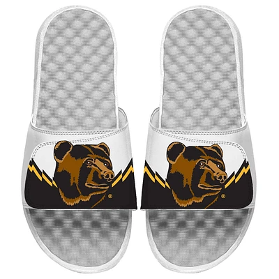 Youth ISlide White Boston Bruins Special Edition 2.0 Slide Sandals