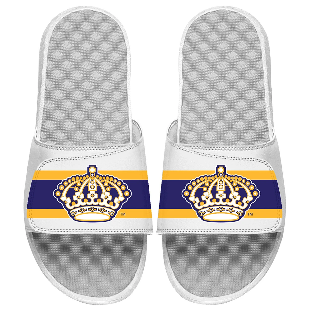 Youth ISlide White Los Angeles Kings Special Edition 2.0 Slide Sandals