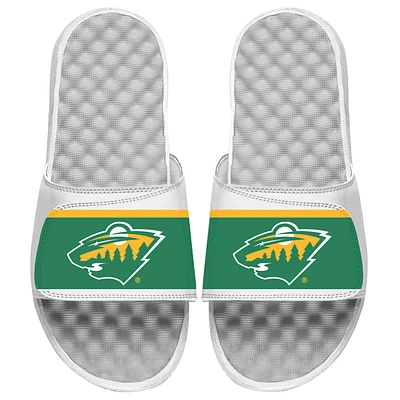 Youth ISlide White Minnesota Wild Special Edition 2.0 Slide Sandals