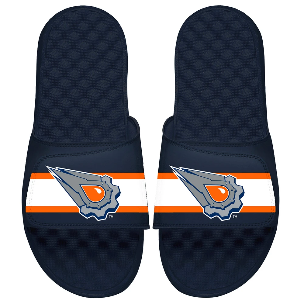 Youth ISlide Navy Edmonton Oilers Special Edition 2.0 Slide Sandals