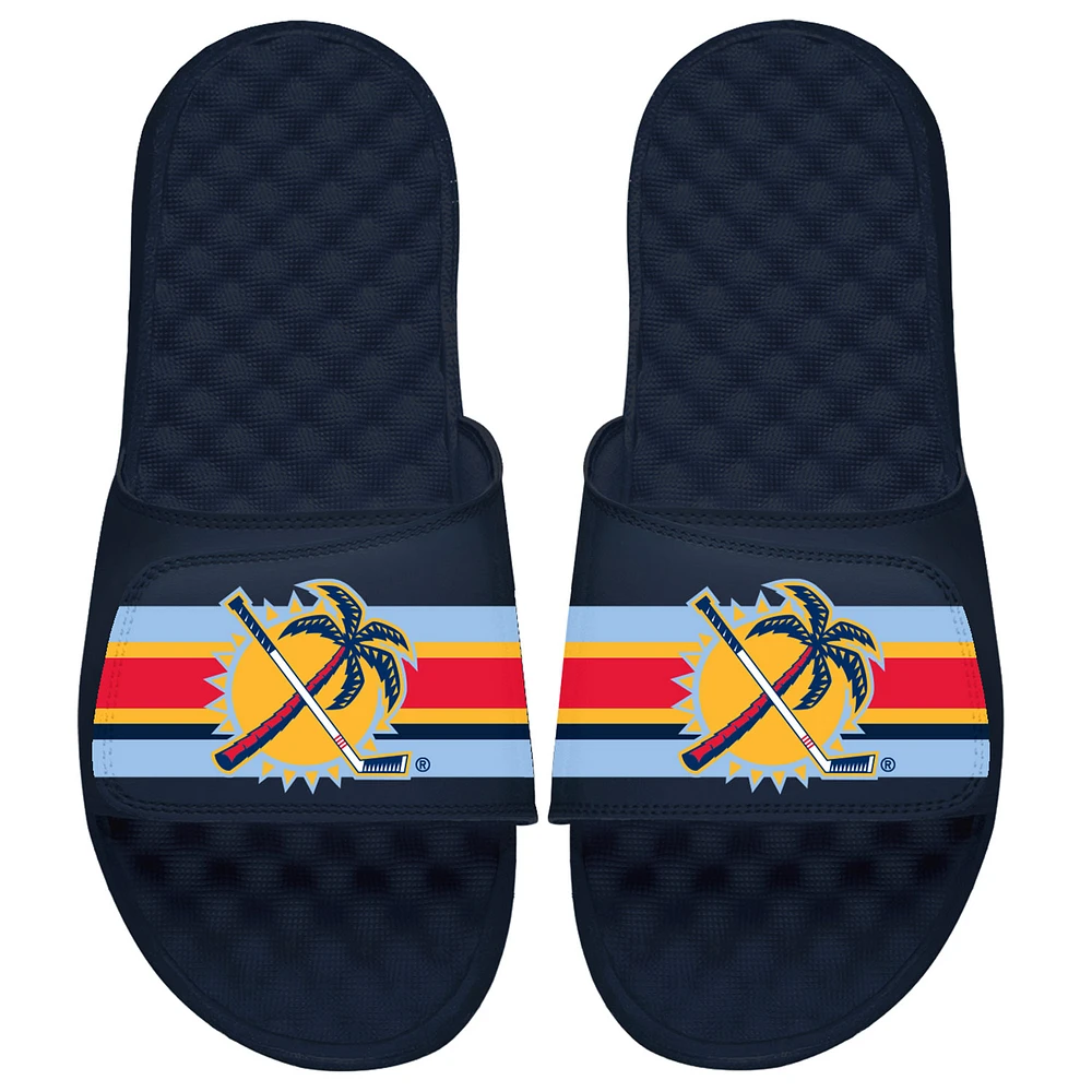 Youth ISlide Navy Florida Panthers Special Edition 2.0 Slide Sandals