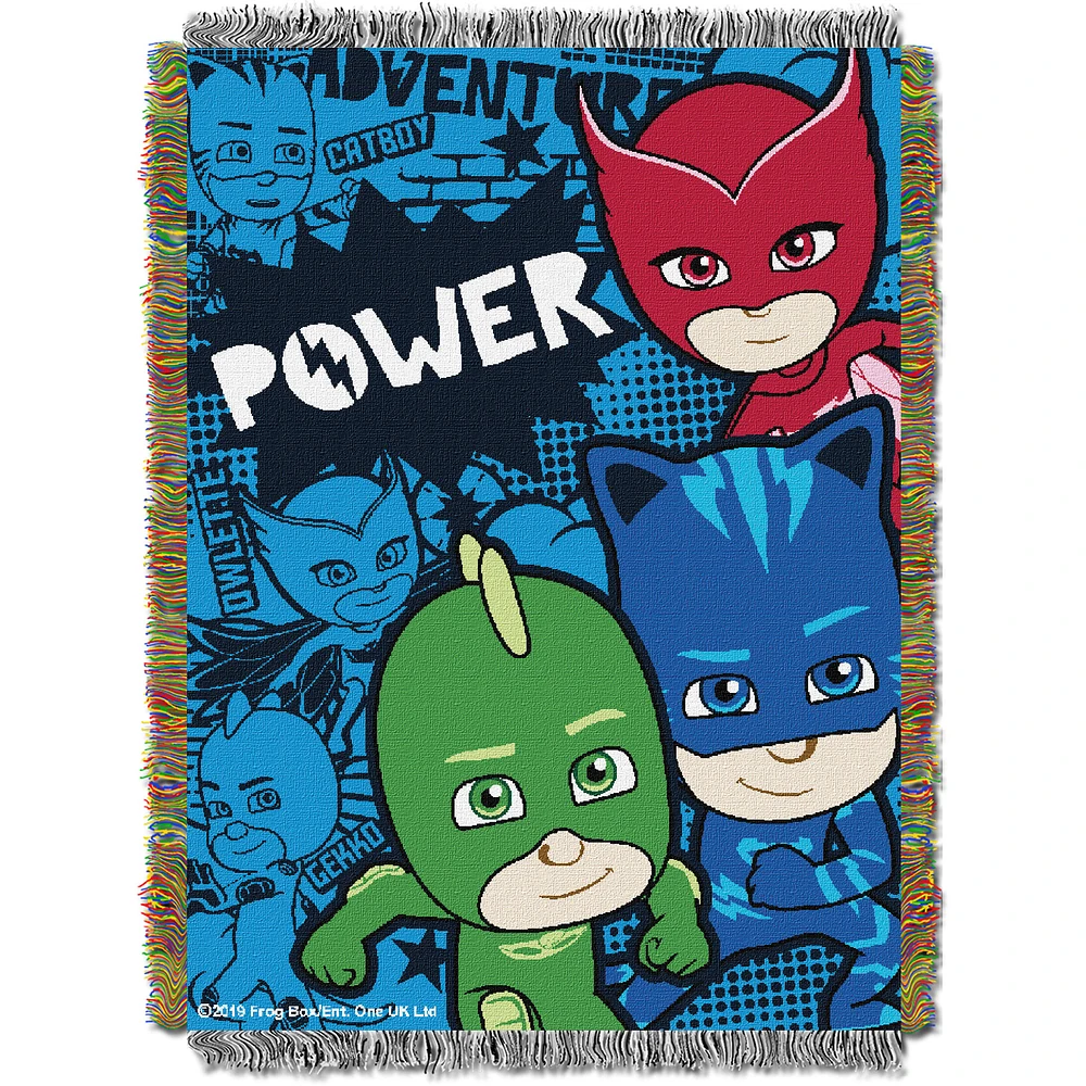 The Northwest Group PJ Masks 46'' x 60'' Woven Tapestry Throw Blanket