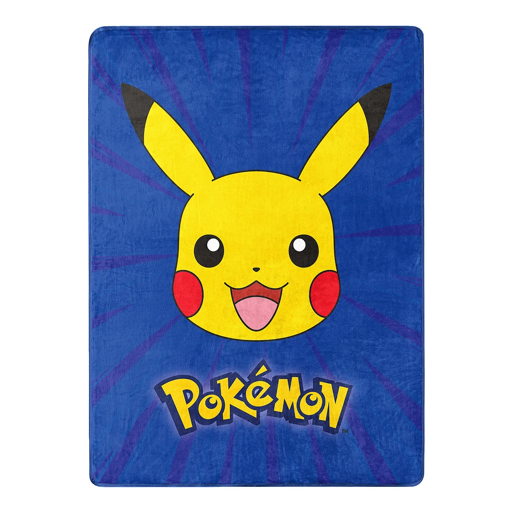 The Northwest Group Pokemon Pikachu 46'' x 60'' Silk Touch Throw Blanket
