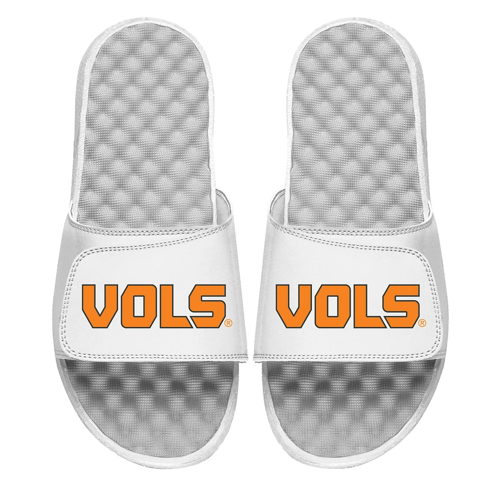 Youth ISlide White Tennessee Volunteers Vols Wordmark Slide Sandals