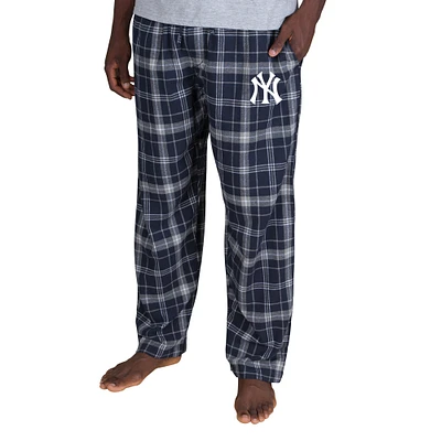 Men's Concepts Sport Navy New York Yankees Ultimate Plaid Flannel Pajama Pants