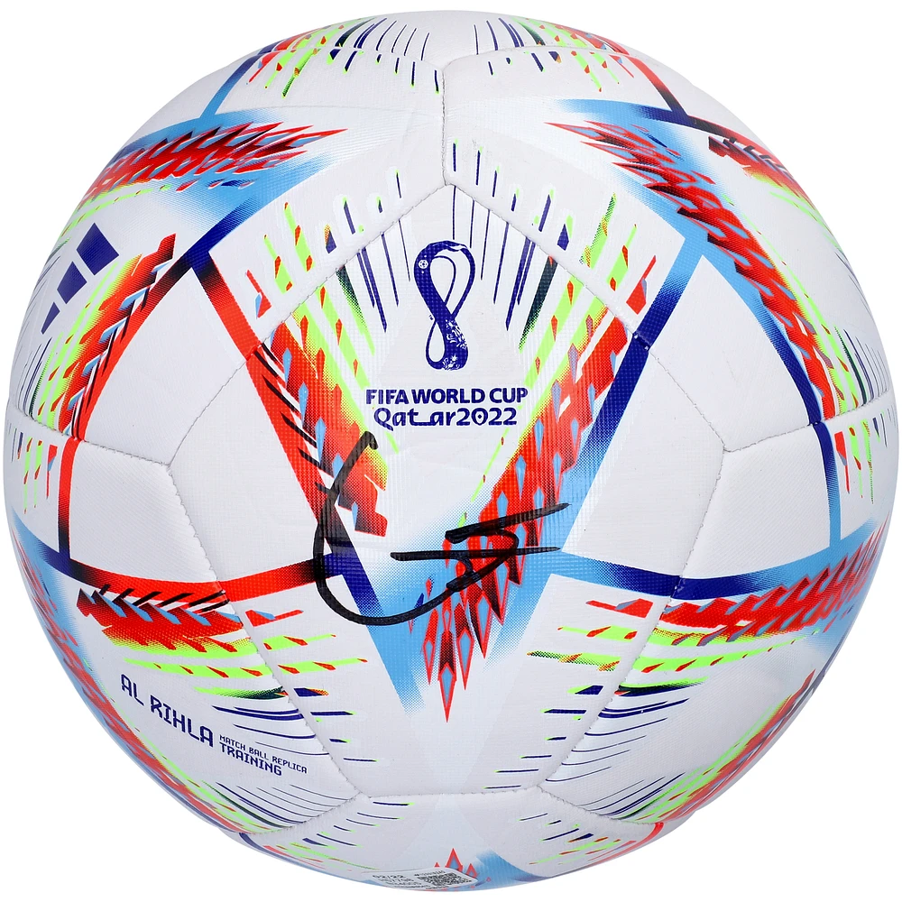 Gavi Spain National Team Autographed Adidas 2022 World Cup Soccer Ball