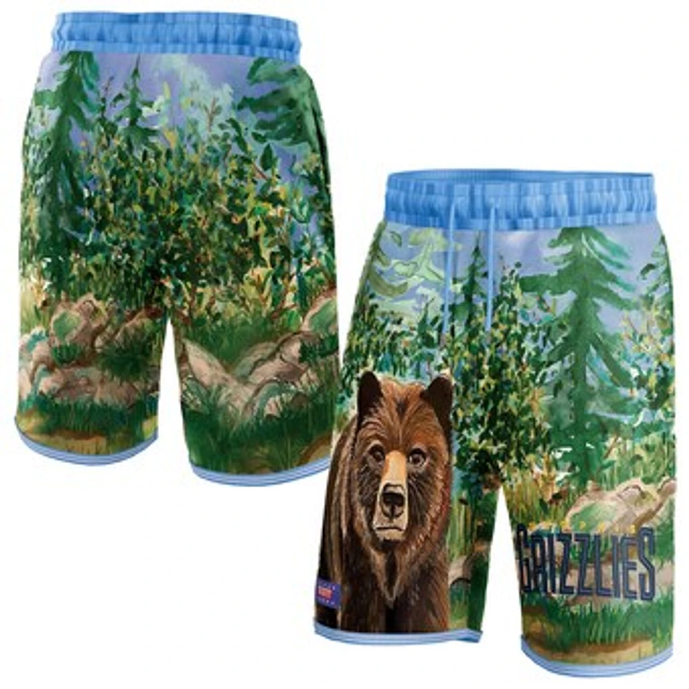 Unisex NBA & KidSuper Studios by Fanatics Blue Memphis Grizzlies Hometown Shorts