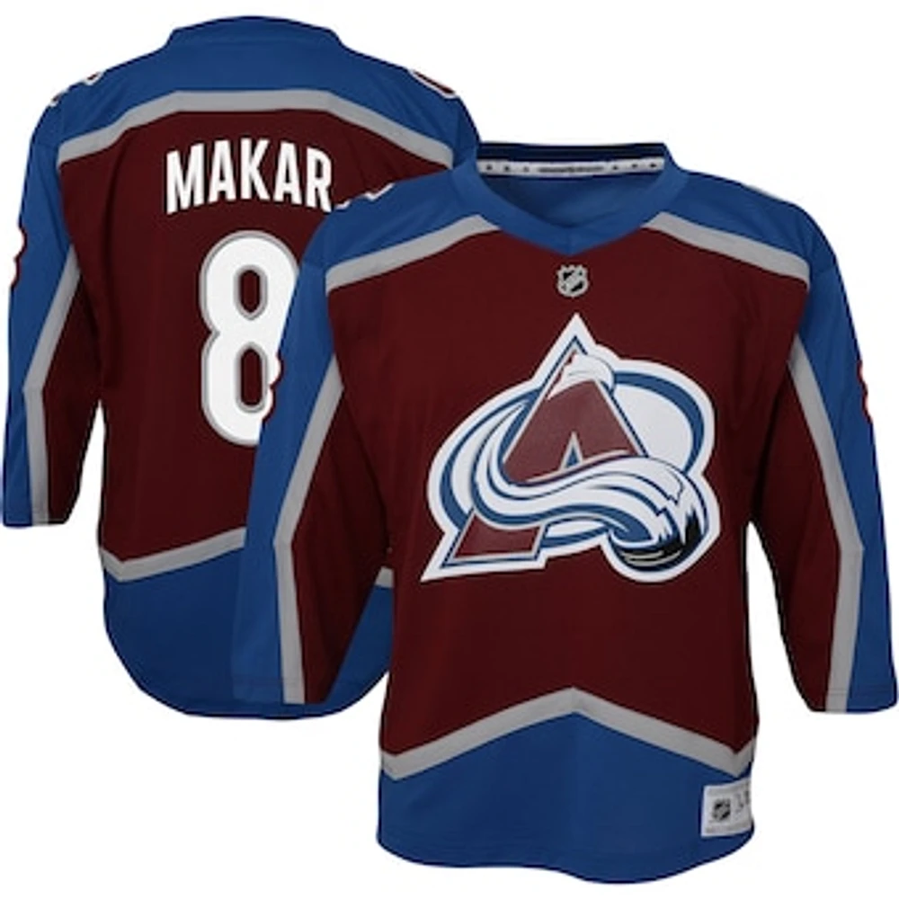 Youth Cale Makar Burgundy Colorado Avalanche Home Replica Player Jersey