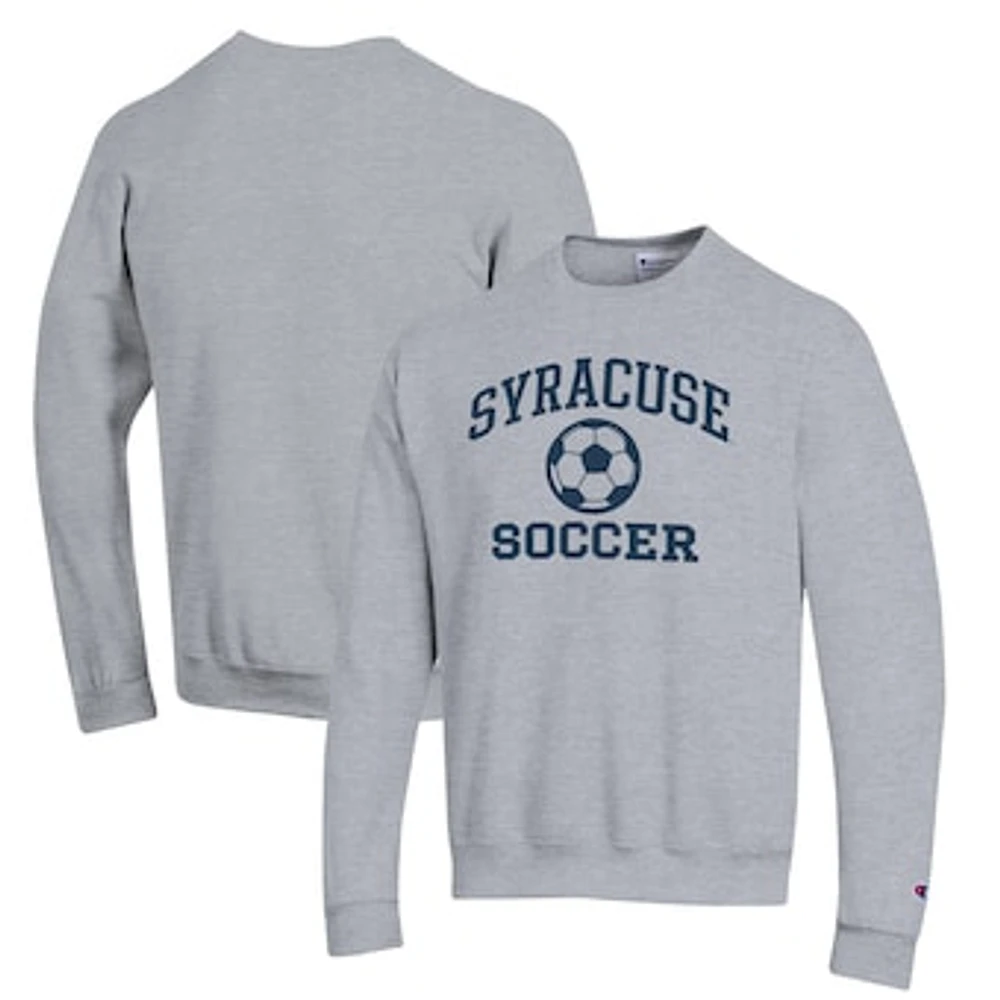 Men's Champion Syracuse Orange Soccer Icon Powerblend Pullover Sweatshirt