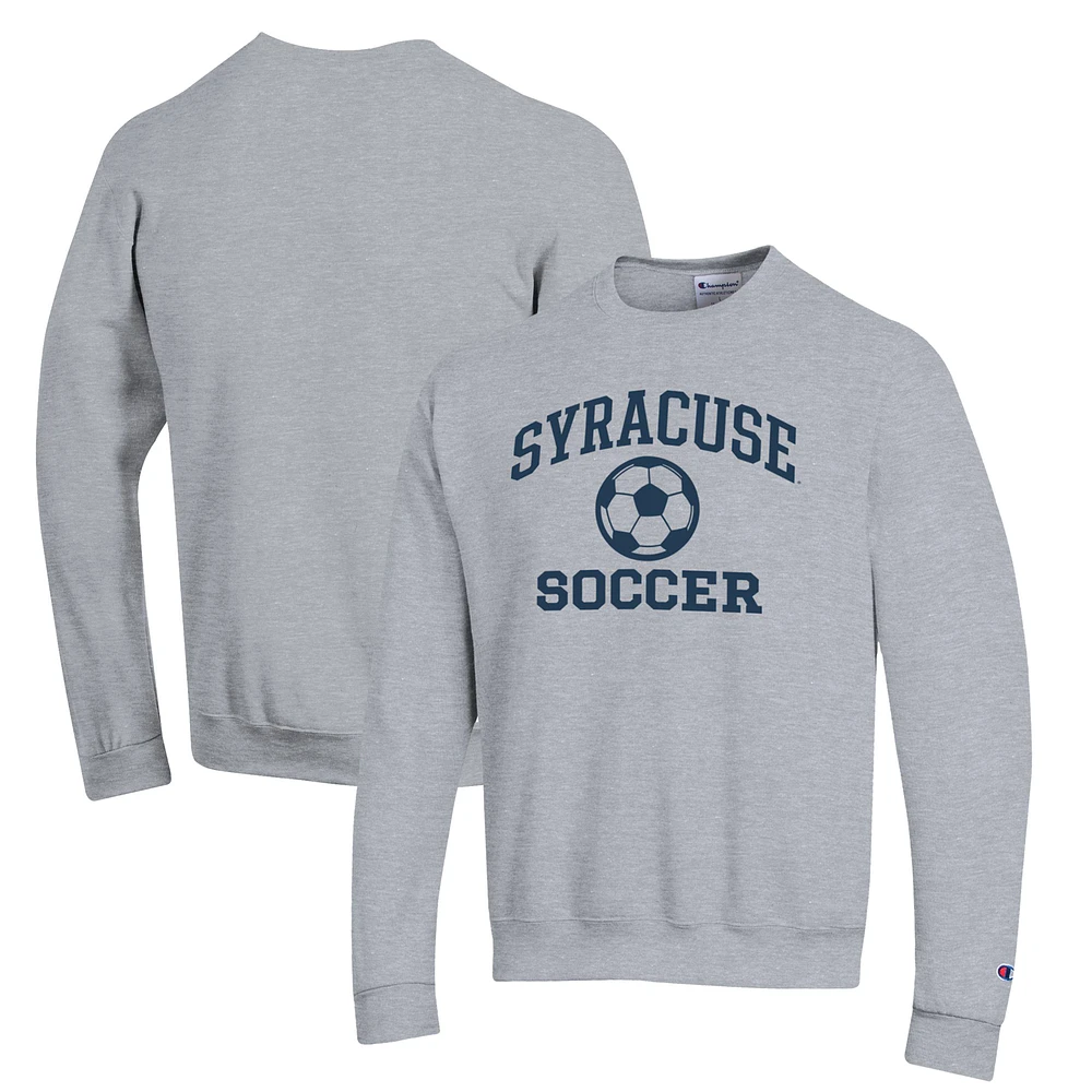 Men's Champion Syracuse Orange Soccer Icon Powerblend Pullover Sweatshirt