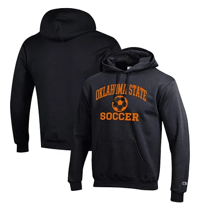 Men's Champion Oklahoma State Cowboys Soccer Icon Powerblend Pullover Hoodie