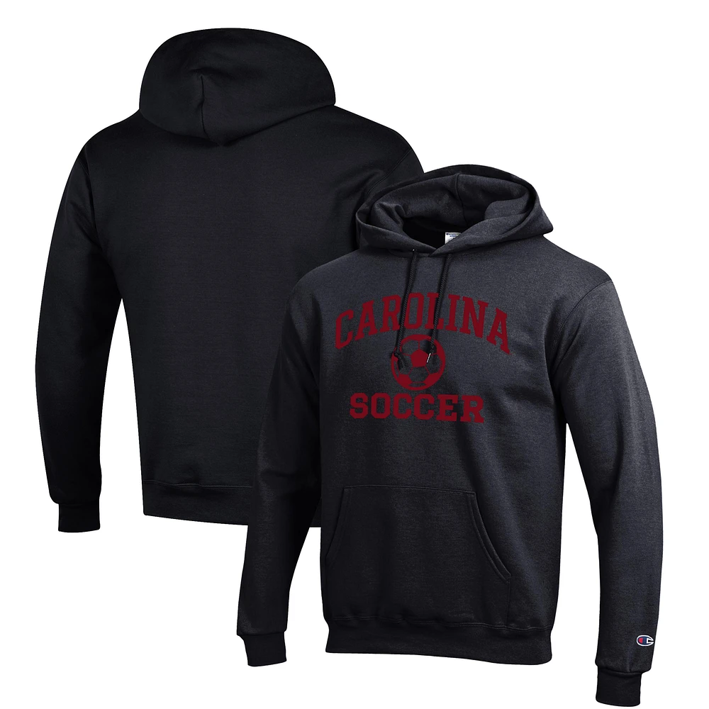 Men's Champion South Carolina Gamecocks Soccer Icon Powerblend Pullover Hoodie