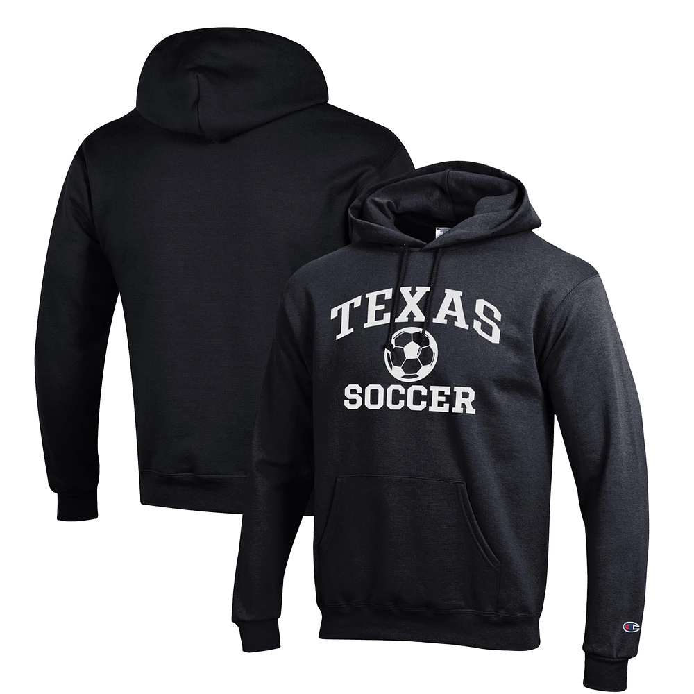 Men's Champion Texas Longhorns Soccer Icon Powerblend Pullover Hoodie