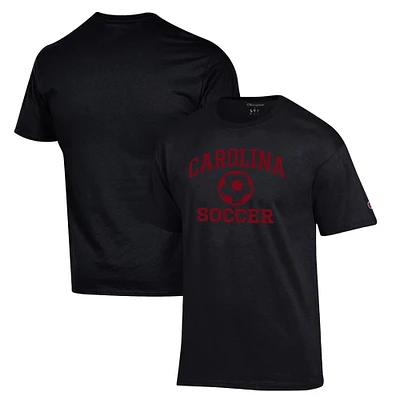 Men's Champion Black South Carolina Gamecocks Soccer Icon T-Shirt