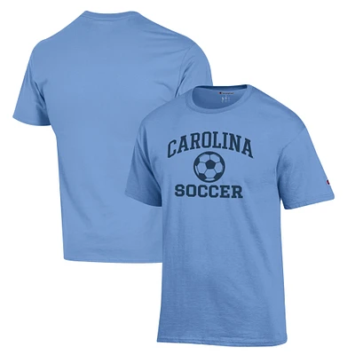 Men's Champion Carolina Blue North Tar Heels Soccer Icon T-Shirt