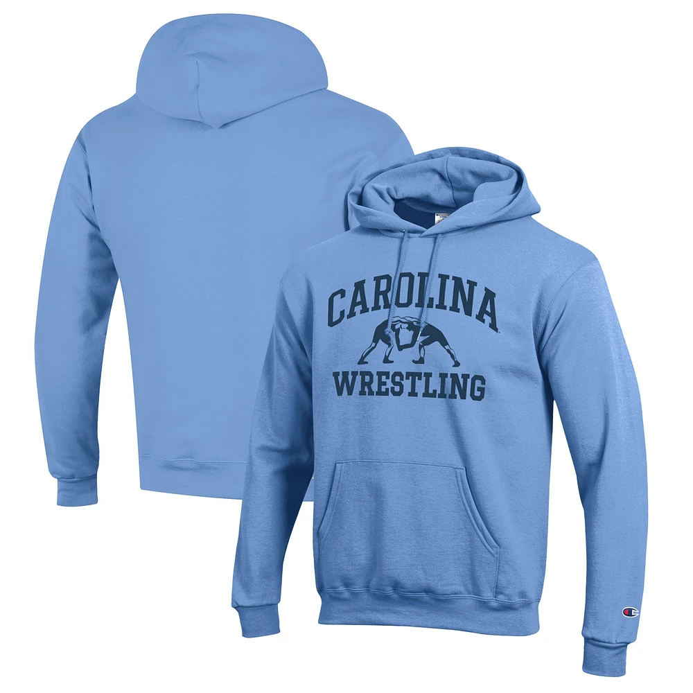 Men's Champion North Carolina Tar Heels Wrestling Icon Pullover Hoodie