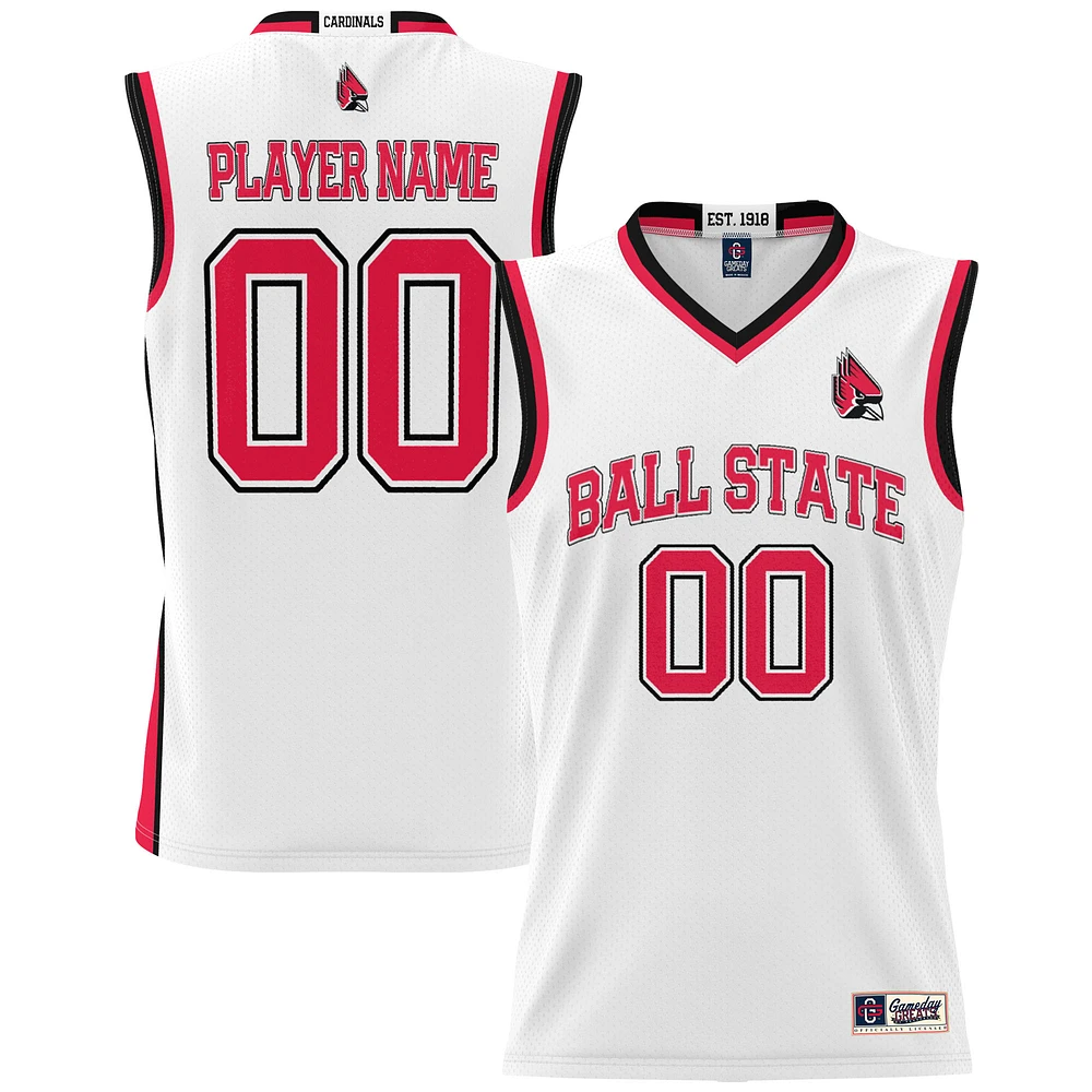Men's GameDay Greats Ball State Cardinals NIL Pick-A-Player Lightweight Basketball Jersey