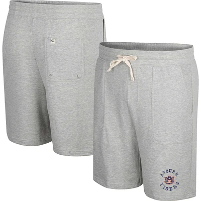 Men's Colosseum Heather Gray Auburn Tigers Love To Hear This Terry Shorts