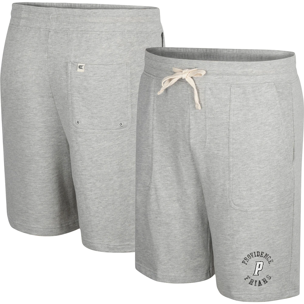 Men's Colosseum Heather Gray Providence Friars Love To Hear This Terry Shorts