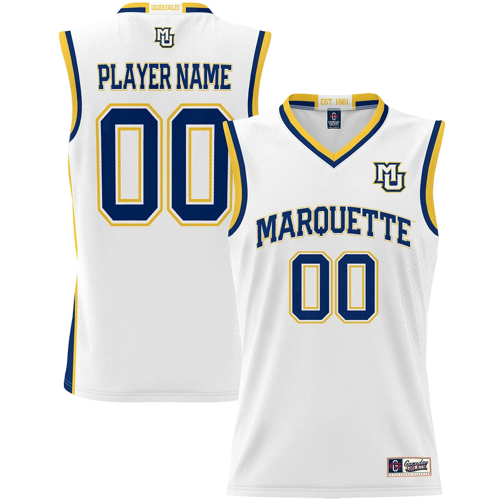 Unisex GameDay Greats Marquette Golden Eagles Lightweight NIL Pick-A-Player Women's Basketball Jersey