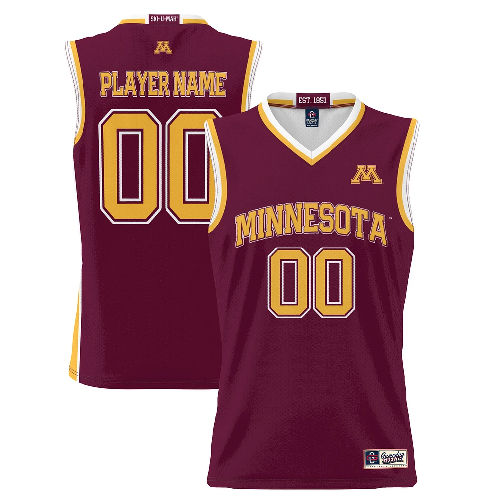 Unisex GameDay Greats Maroon Minnesota Golden Gophers Lightweight NIL Pick-A-Player Women's Basketball Jersey