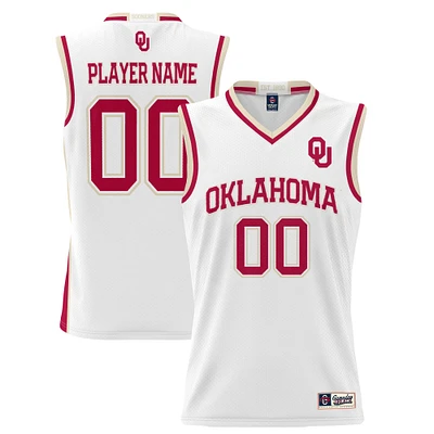 Unisex GameDay Greats White Oklahoma Sooners Lightweight NIL Pick-A-Player Women's Basketball Jersey