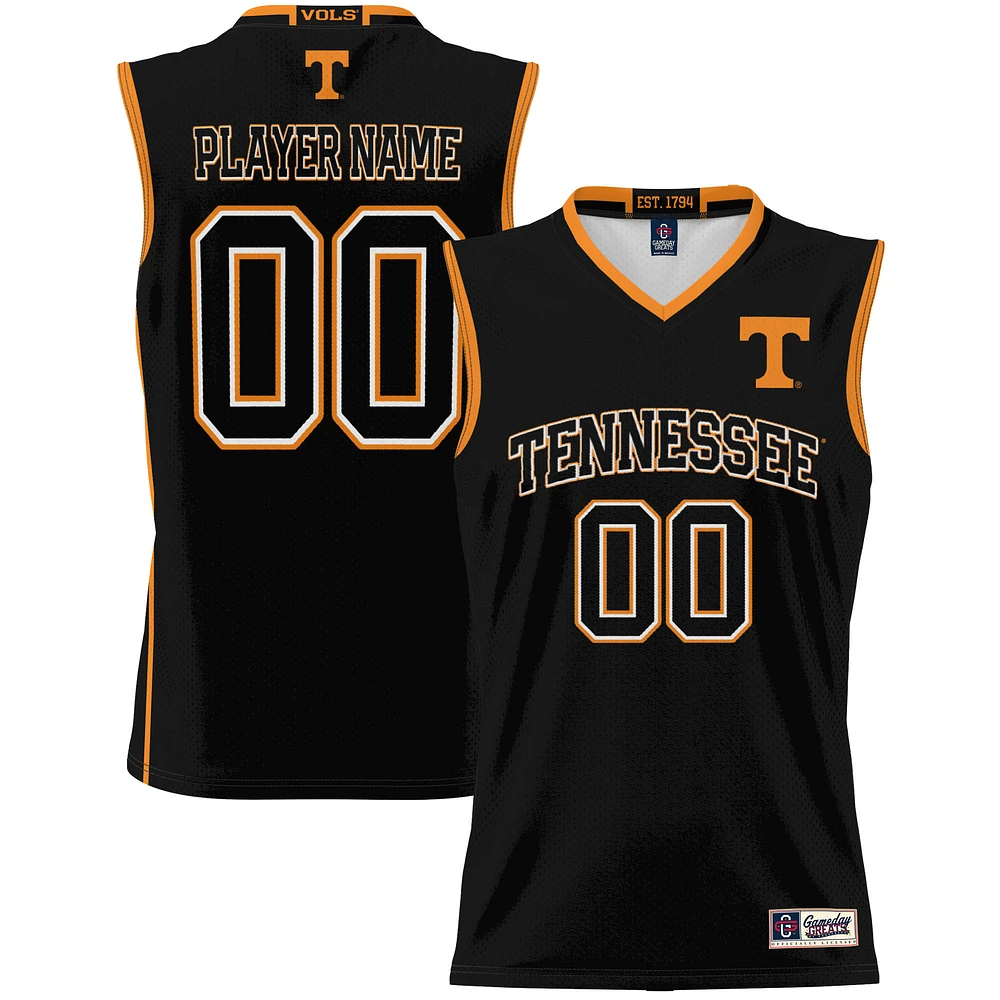 Unisex GameDay Greats Black Tennessee Volunteers Lightweight NIL Pick-A-Player Women's Basketball Jersey