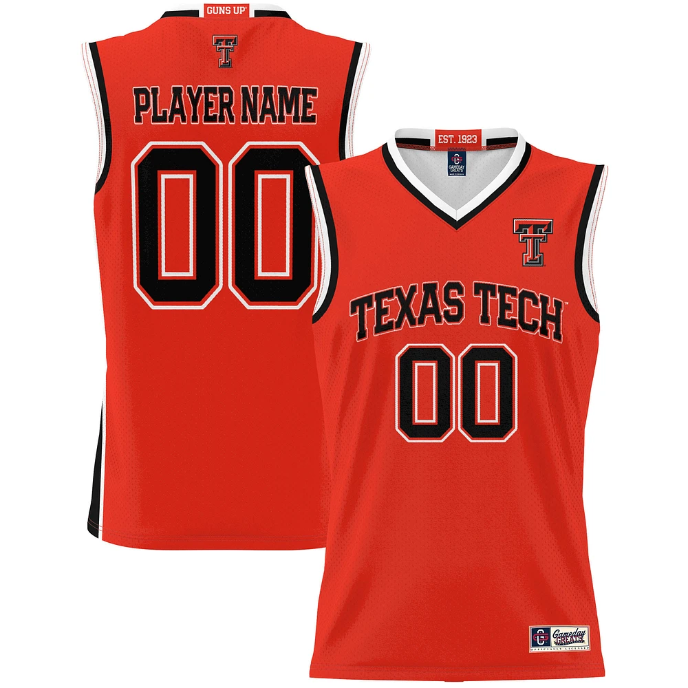 Unisex GameDay Greats Texas Tech Red Raiders Lightweight NIL Pick-A-Player Women's Basketball Jersey