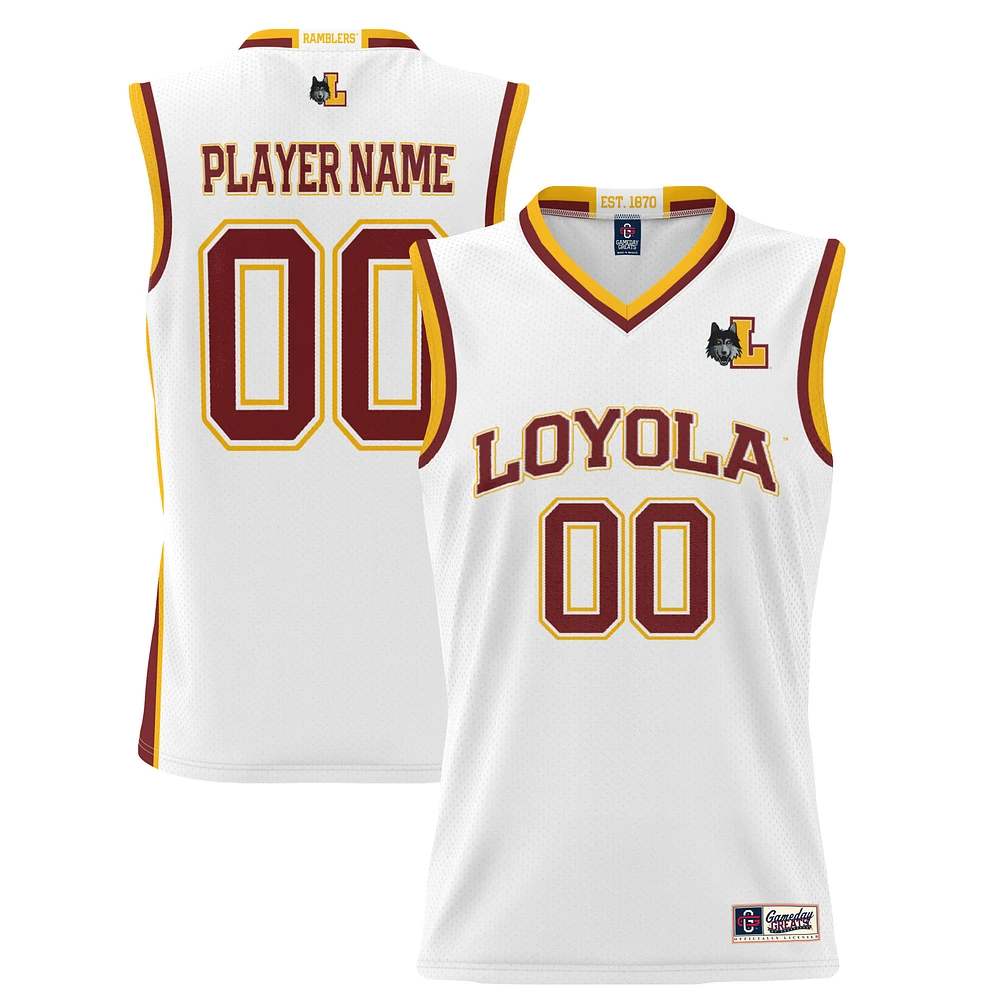 Youth GameDay Greats Loyola Chicago Ramblers NIL Pick-A-Player Lightweight Women's Basketball Jersey