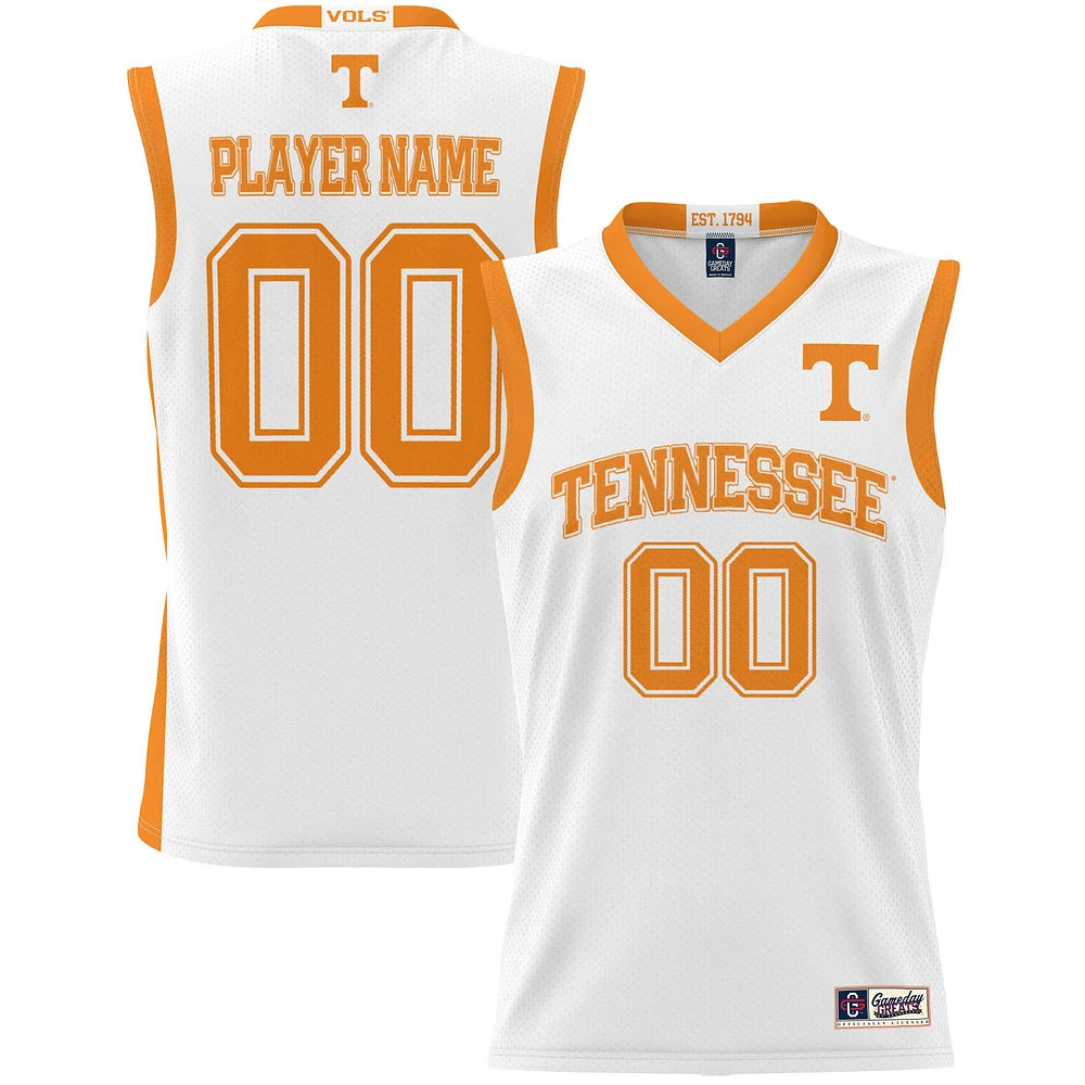 Youth GameDay Greats White Tennessee Volunteers NIL Pick-A-Player Lightweight Women's Basketball Jersey