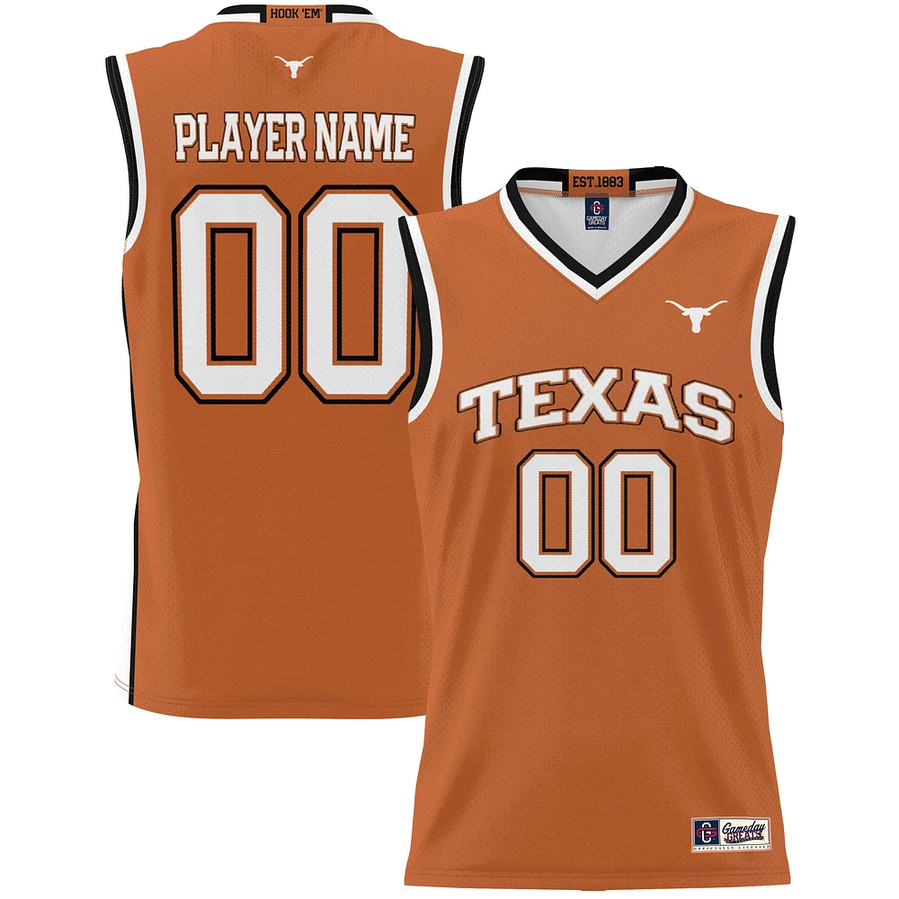 Youth GameDay Greats Texas Longhorns NIL Pick-A-Player Lightweight Women's Basketball Jersey