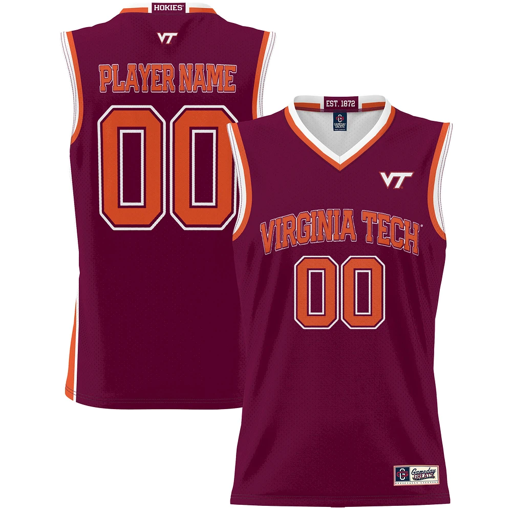 Youth GameDay Greats Maroon Virginia Tech Hokies NIL Pick-A-Player Lightweight Women's Basketball Jersey