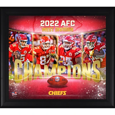 Kansas City Chiefs 2022 AFC West Division Champions 15'' x 17'' Collage