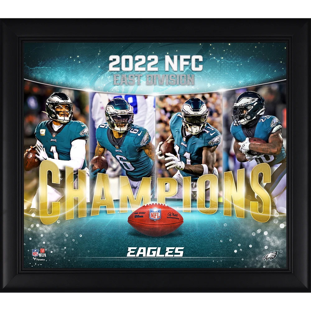 Philadelphia Eagles 2022 NFC East Division Champions 15'' x 17'' Collage