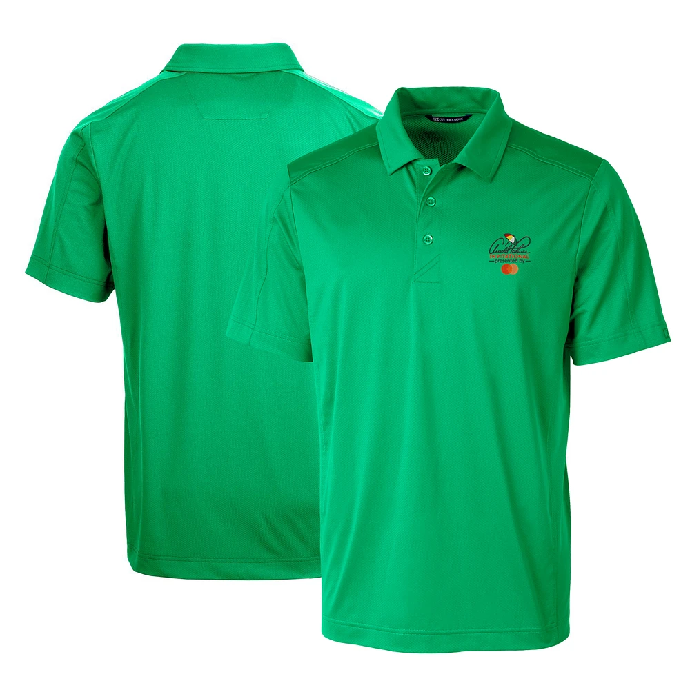 Men's Cutter & Buck Kelly Green Arnold Palmer Invitational Prospect Textured Stretch Polo